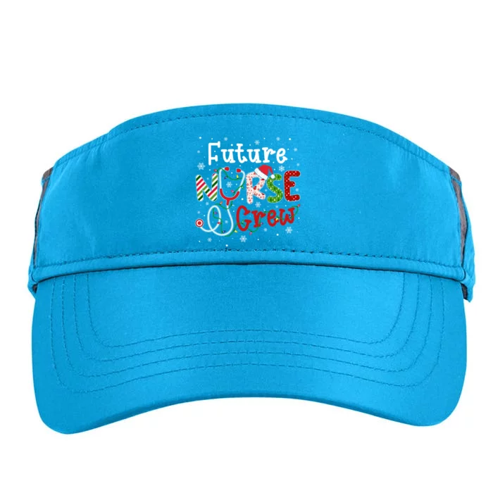 Future Christmas Nurse Crew Funny Nursing Christmas Pattern Gift Adult Drive Performance Visor