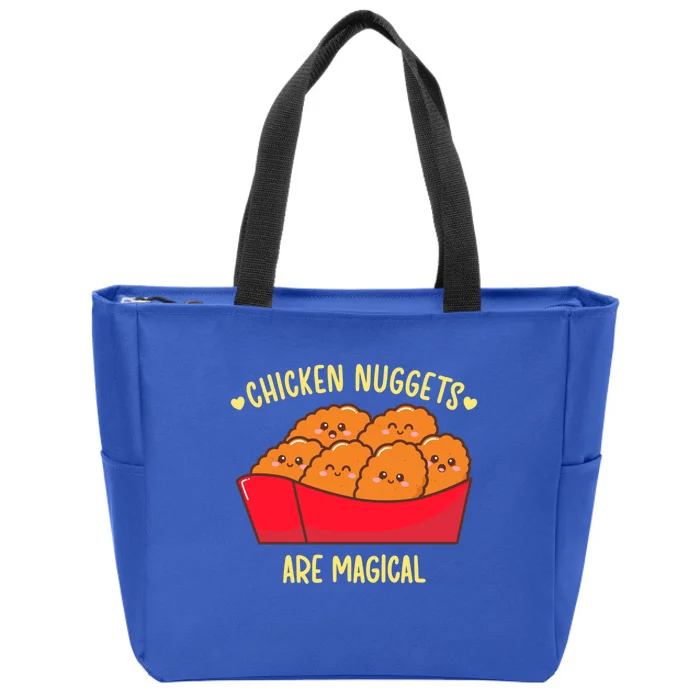 Funny Chicken Nuggets Are Magical Delicious Nugs Cool Gift Zip Tote Bag