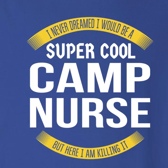 Funny Camp Nurse Funny Gift Appreciation Cute Gift Toddler Long Sleeve Shirt