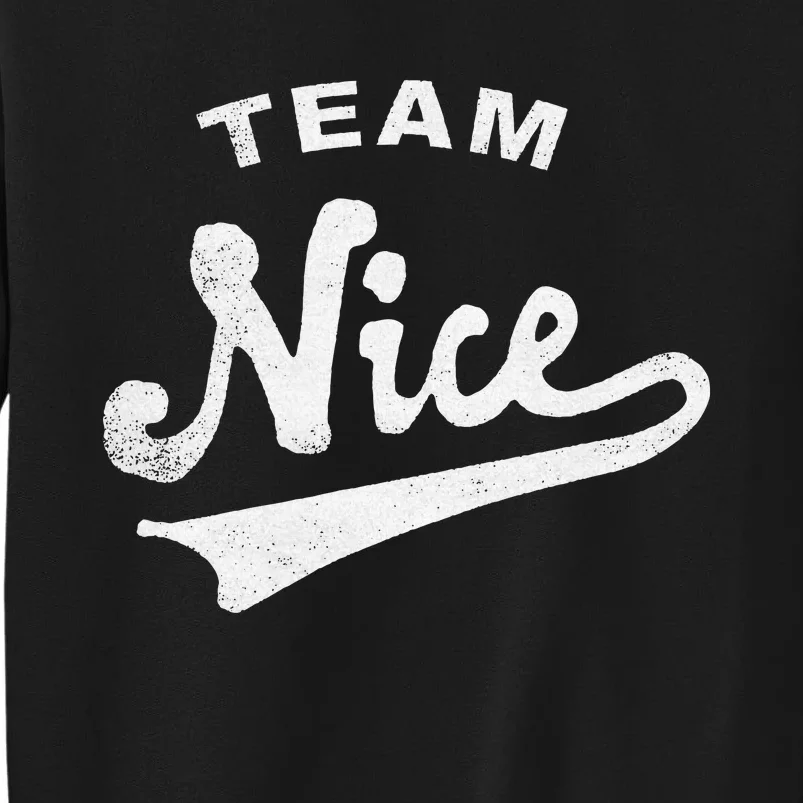 Funny Christmas Naughty or Nice Team Nice Sweatshirt