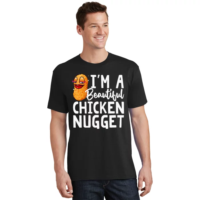 Funny Chicken Nugget Design For Kids Nuggets Lover T-Shirt