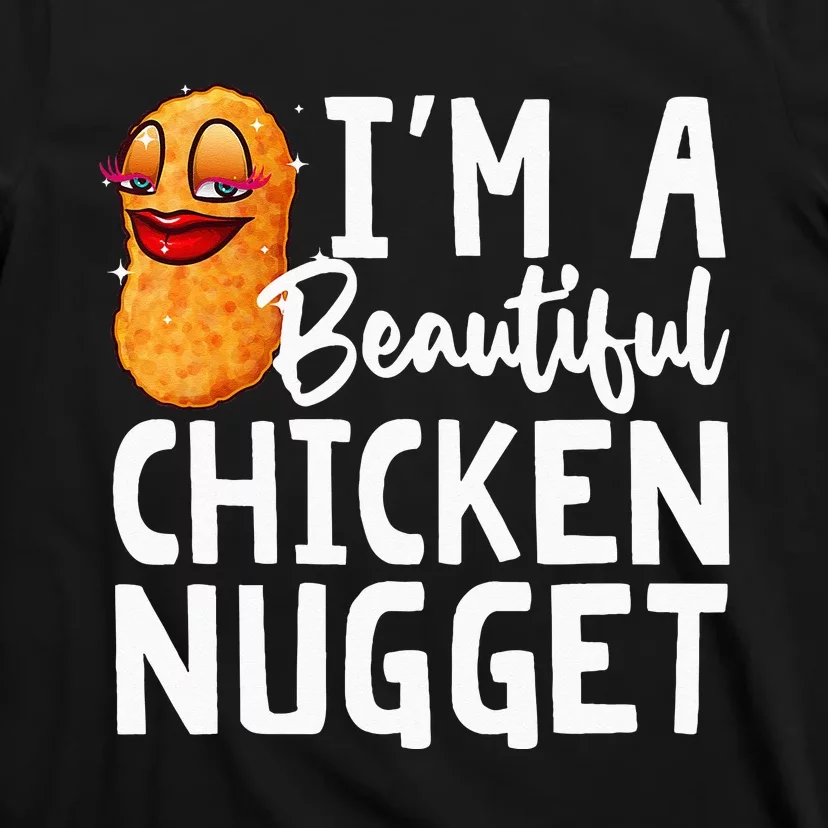 Funny Chicken Nugget Design For Kids Nuggets Lover T-Shirt