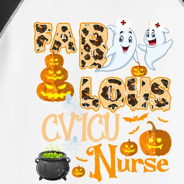 Faboolous Cvicu Nurse Funny Rn Squad Halloween Puns Funny Gift Toddler Fine Jersey T-Shirt