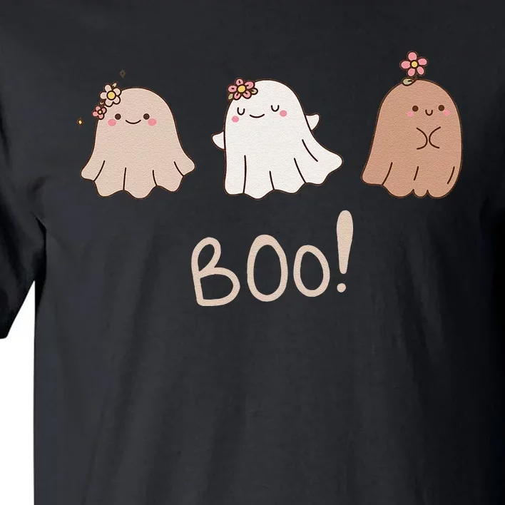 Funky Cute Neutral Tones Ghosts Boo! Tall T-Shirt