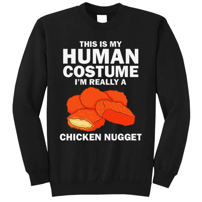 Funny Chicken Nugget Costume Fashion Nugget Foodie Sweatshirt