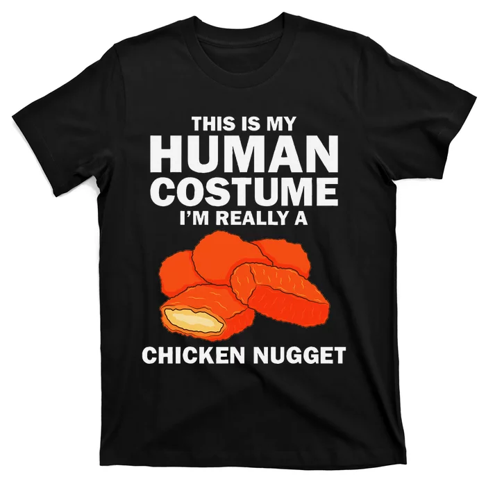 Funny Chicken Nugget Costume Fashion Nugget Foodie T-Shirt