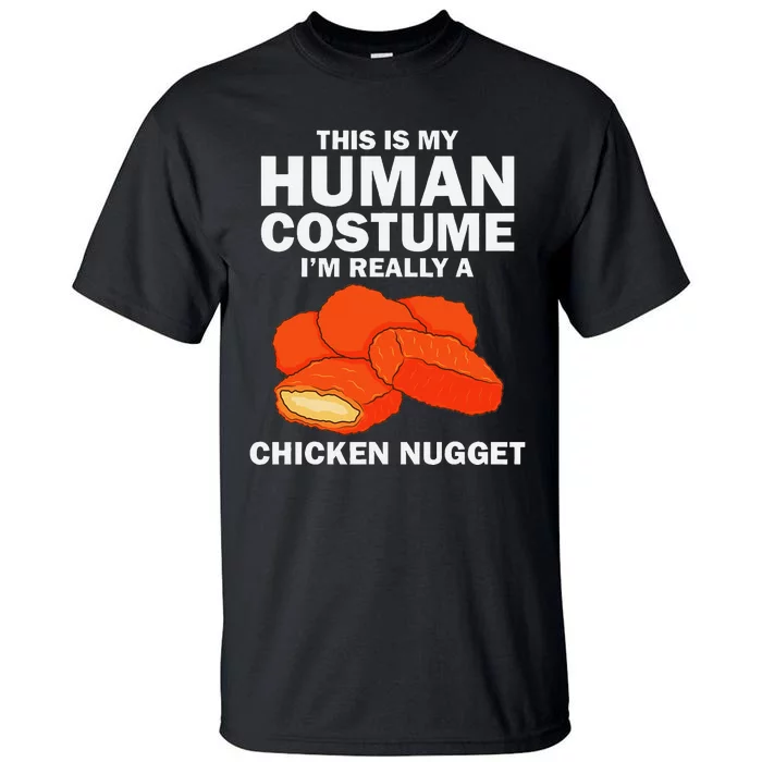 Funny Chicken Nugget Costume Fashion Nugget Foodie Tall T-Shirt