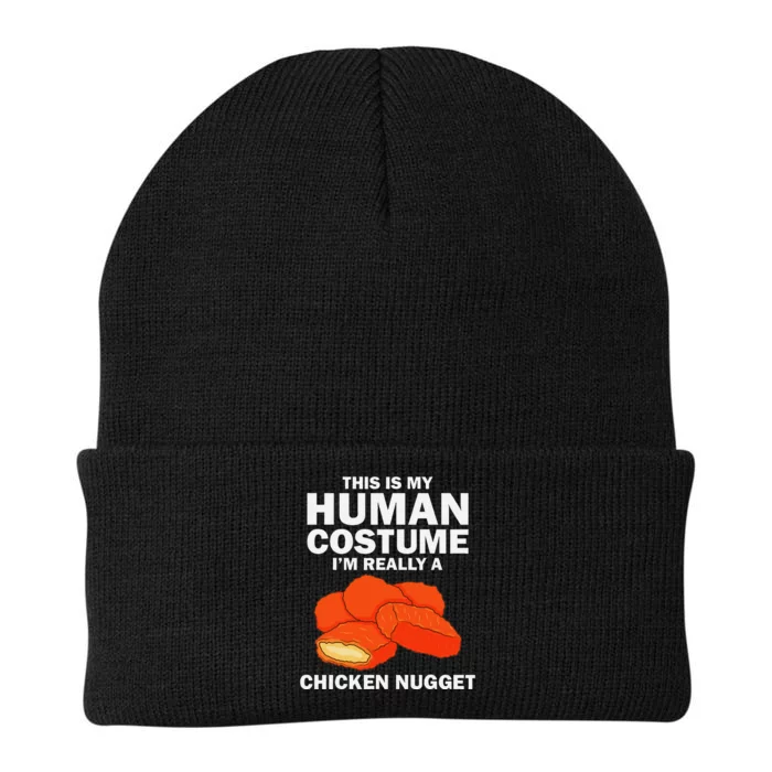 Funny Chicken Nugget Costume Fashion Nugget Foodie Knit Cap Winter Beanie