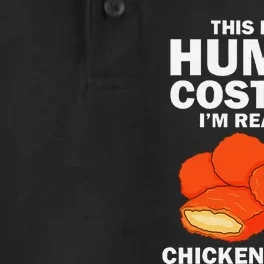 Funny Chicken Nugget Costume Fashion Nugget Foodie Dry Zone Grid Performance Polo