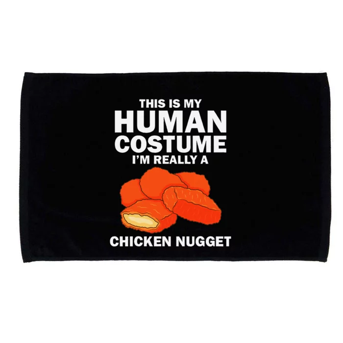 Funny Chicken Nugget Costume Fashion Nugget Foodie Microfiber Hand Towel