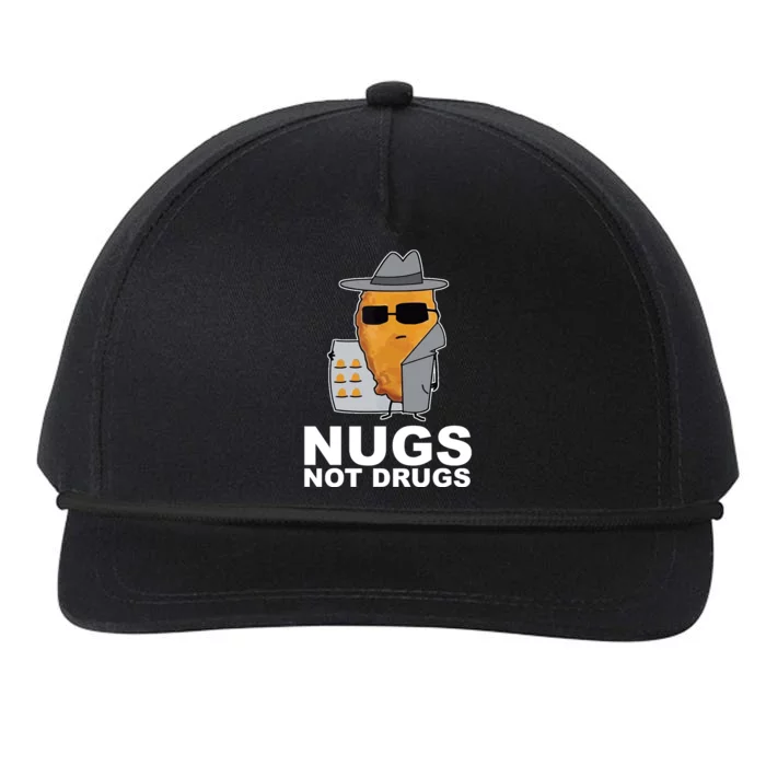 Funny Chicken Nuggets Nugs Not Drugs Snapback Five-Panel Rope Hat