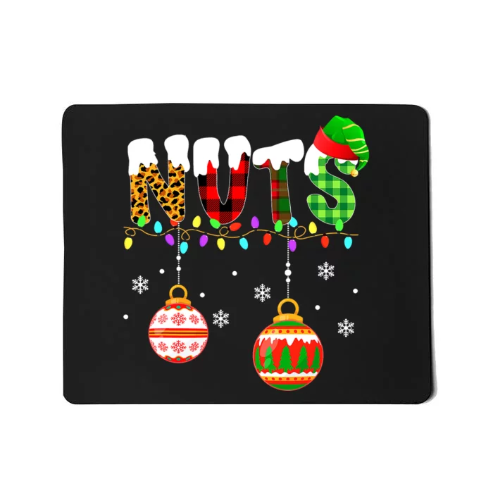 Funny Chest Nuts Couples Christmas Chestnuts Adult Matching Mousepad