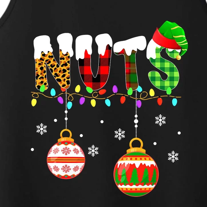 Funny Chest Nuts Couples Christmas Chestnuts Adult Matching Performance Tank