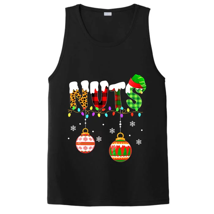 Funny Chest Nuts Couples Christmas Chestnuts Adult Matching Performance Tank