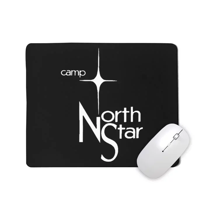 Funny Camp North Star Summer Camp Comedy Gift Lover Mousepad