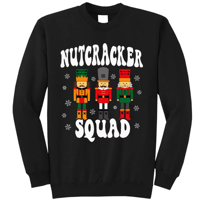 Funny Christmas Nutcracker Squad Tall Sweatshirt