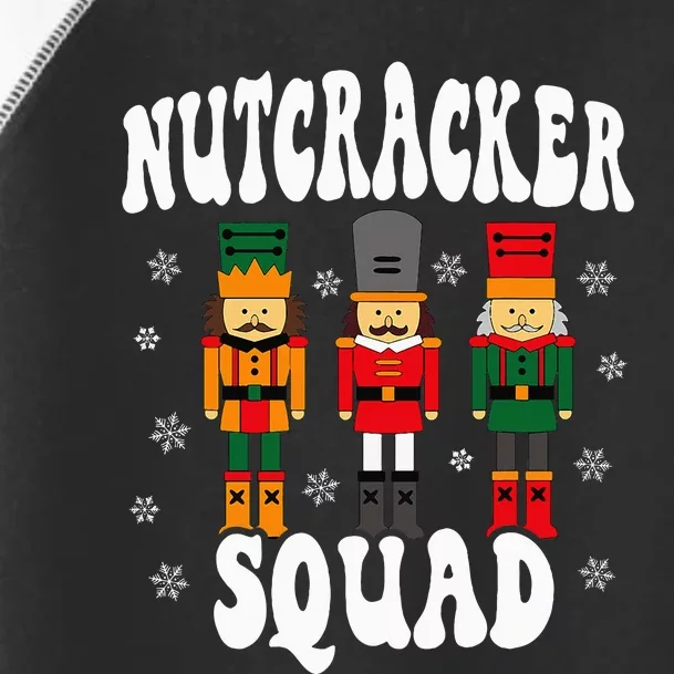 Funny Christmas Nutcracker Squad Toddler Fine Jersey T-Shirt