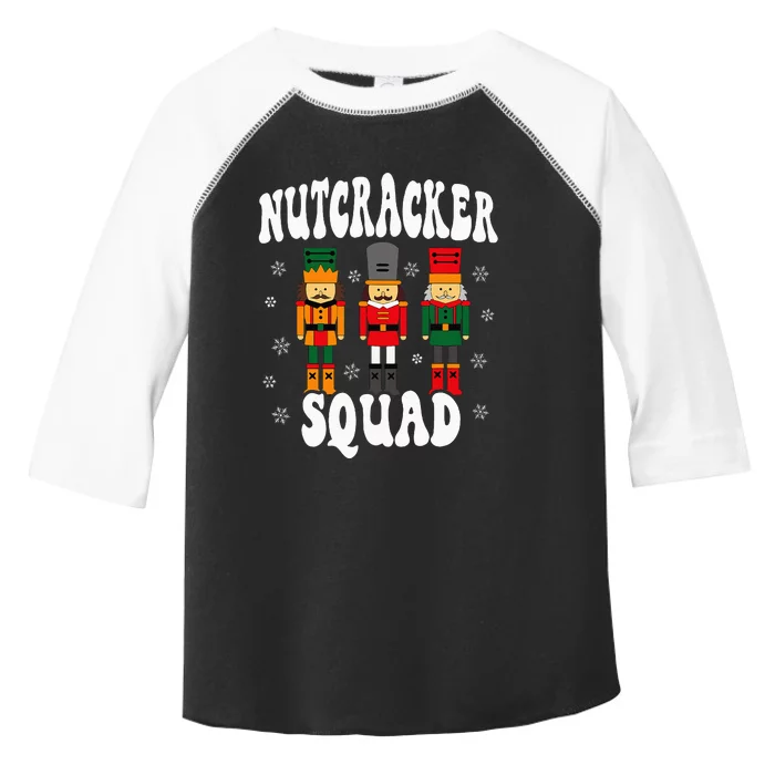 Funny Christmas Nutcracker Squad Toddler Fine Jersey T-Shirt