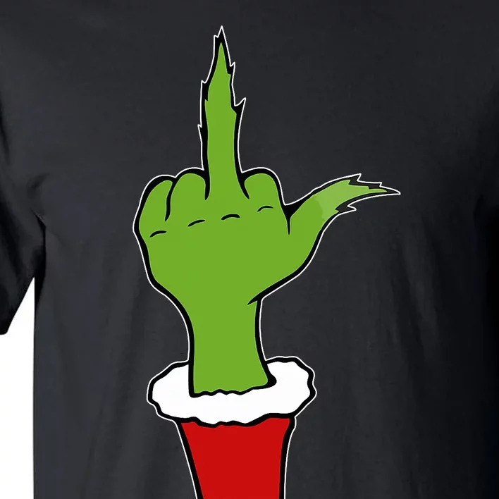 Funny Christmas Naughty Elf Adult Humor Anti Christmas Tall T-Shirt