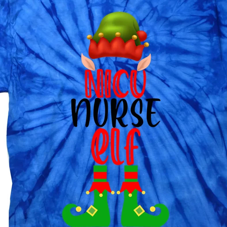 Funny Christmas Nurse Elf Outfit Funny Gift Tie-Dye T-Shirt