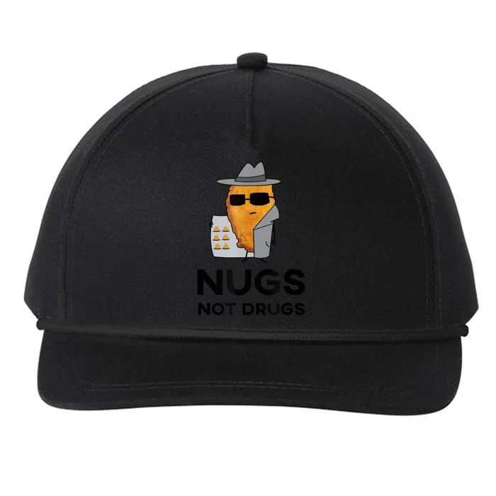 Funny Chicken Nuggets Nugs Not Drugs Snapback Five-Panel Rope Hat