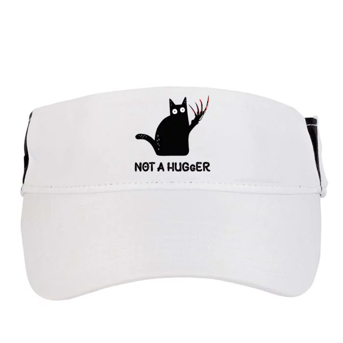 Funny Cat Not A Hugger Sarcastic Cat Saying Humor Joke Adult Drive Performance Visor