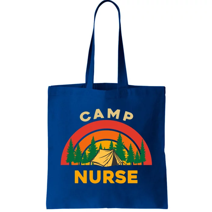 Funny Camp Nurse Matching Nurse Camping Lover Summer Camp Gift Tote Bag