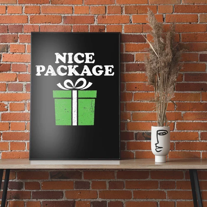 Funny Christmas Nice Package Retro Ugly Party Adult Gift Poster