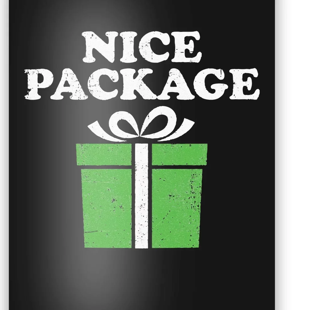 Funny Christmas Nice Package Retro Ugly Party Adult Gift Poster