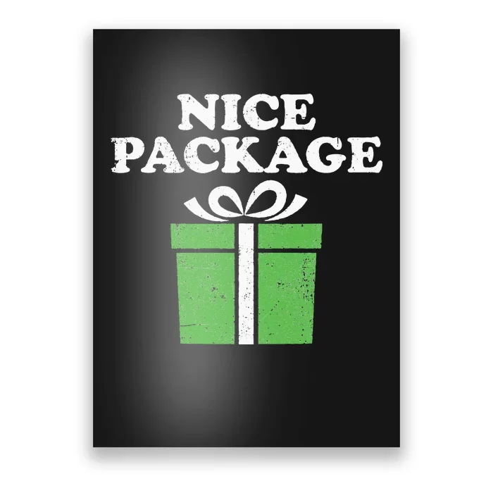 Funny Christmas Nice Package Retro Ugly Party Adult Gift Poster