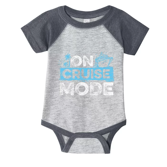 Family Cruising On Cruise Mode Cruise Vacation Infant Baby Jersey Bodysuit