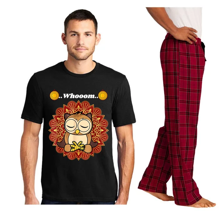 Funny Cute Owl Whom Design Pajama Set