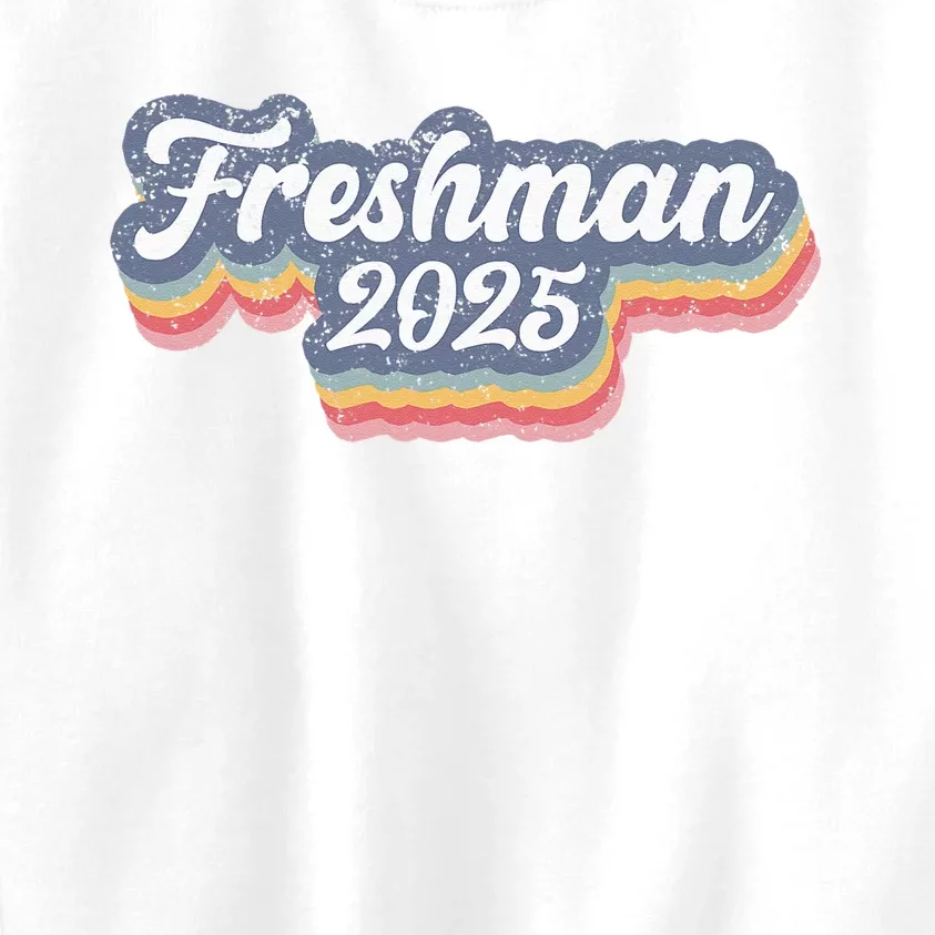 Freshman Class Of 2025 Retro Vintage 1st Day Of High School Kids Sweatshirt