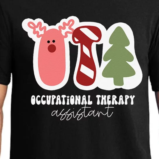 Funny Christmas OTA Santa Occupational Therapy Assistant Pajama Set