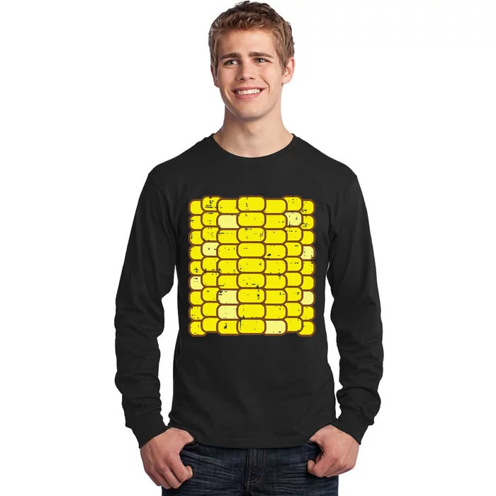 Funny Corn On The Cob Costume Farmer Tall Long Sleeve T-Shirt