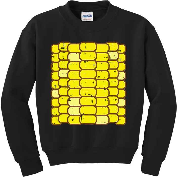 Funny Corn On The Cob Costume Farmer Kids Sweatshirt