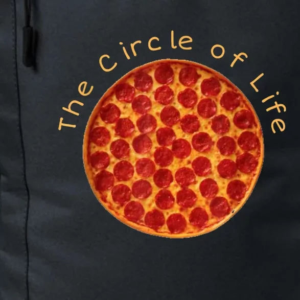 Funny Circle Of Life Gift Funny Pizza Lover Gift Pepperoni Lovers Gift Daily Commute Backpack