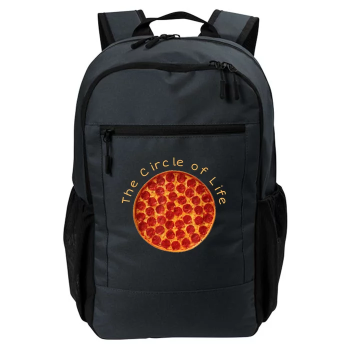 Funny Circle Of Life Gift Funny Pizza Lover Gift Pepperoni Lovers Gift Daily Commute Backpack