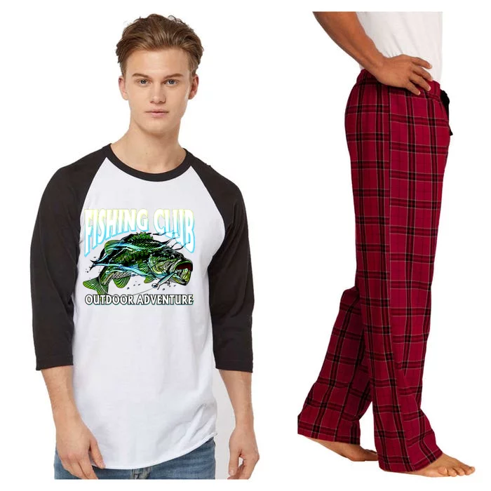 Fishing Club Outdoor Adventure Raglan Sleeve Pajama Set