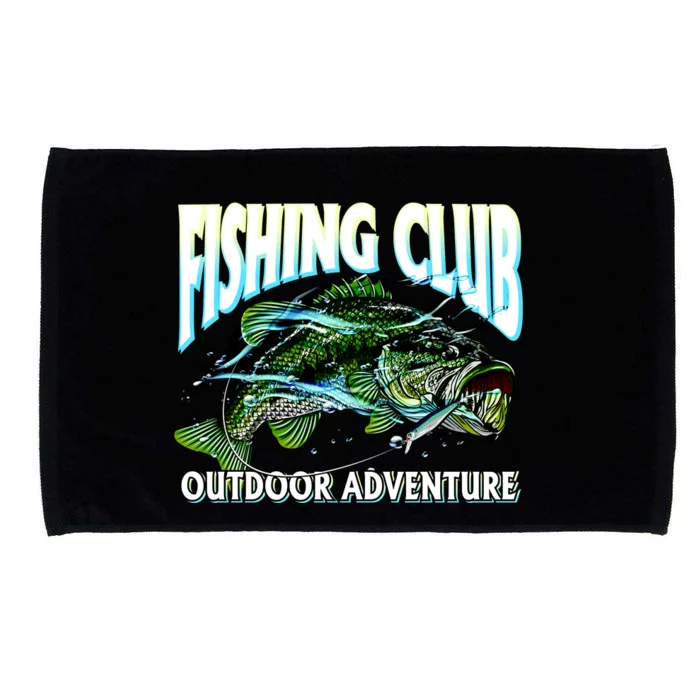 Fishing Club Outdoor Adventure Microfiber Hand Towel