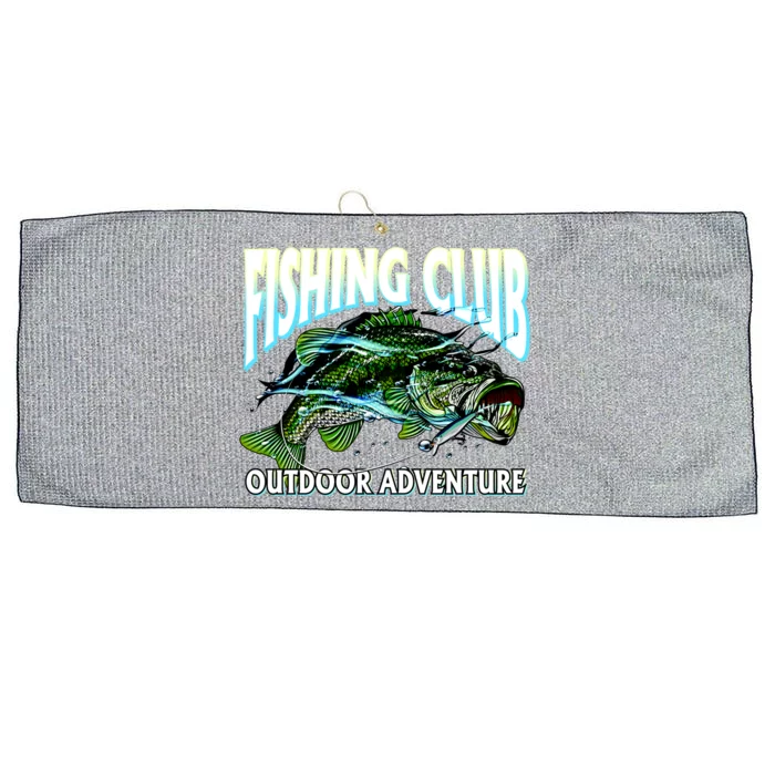 Fishing Club Outdoor Adventure Large Microfiber Waffle Golf Towel