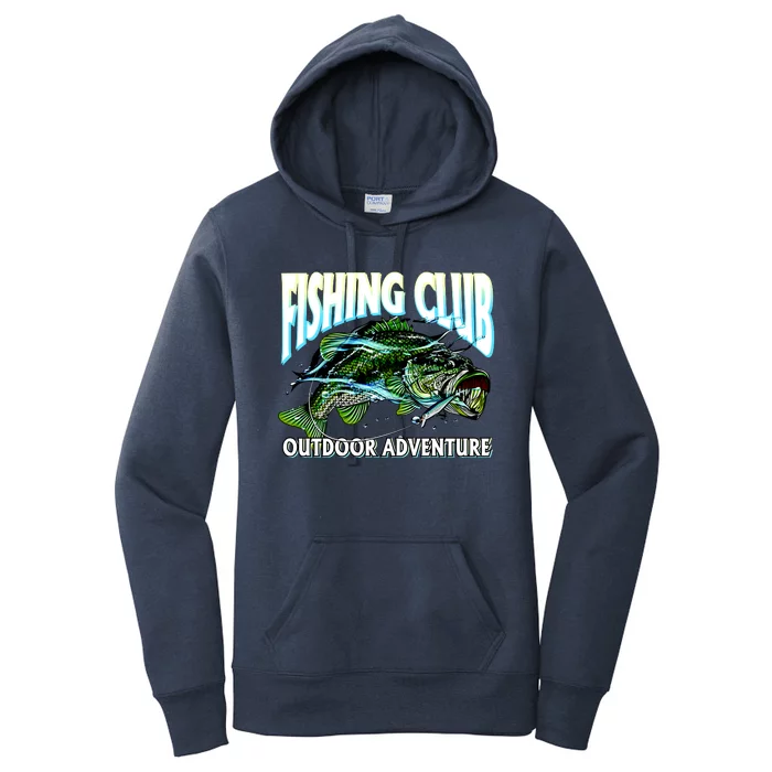 Fishing Club Outdoor Adventure Women's Pullover Hoodie