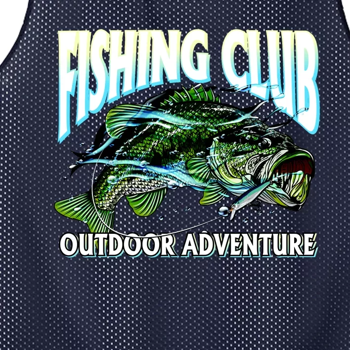 Fishing Club Outdoor Adventure Mesh Reversible Basketball Jersey Tank