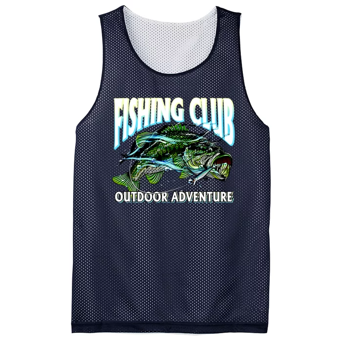 Fishing Club Outdoor Adventure Mesh Reversible Basketball Jersey Tank