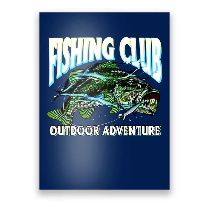 Fishing Club Outdoor Adventure Poster