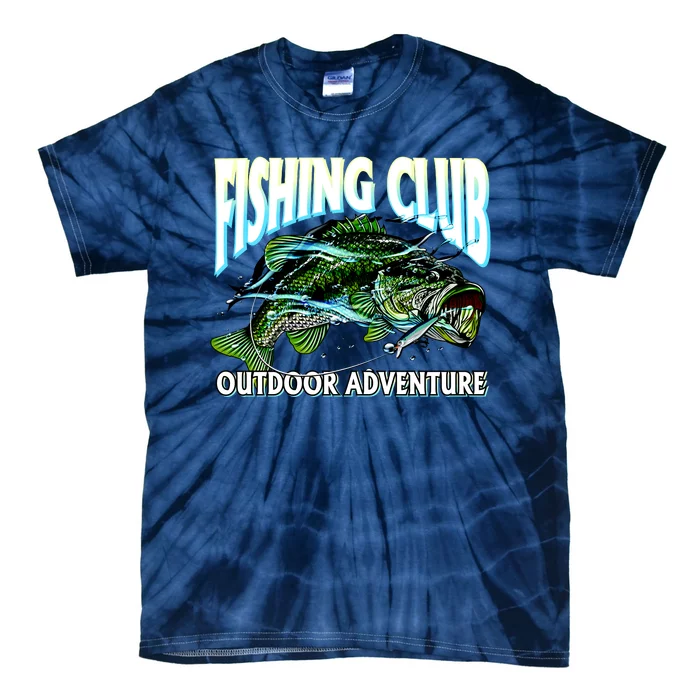 Fishing Club Outdoor Adventure Tie-Dye T-Shirt