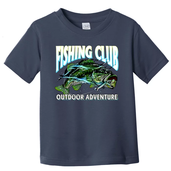 Fishing Club Outdoor Adventure Toddler T-Shirt