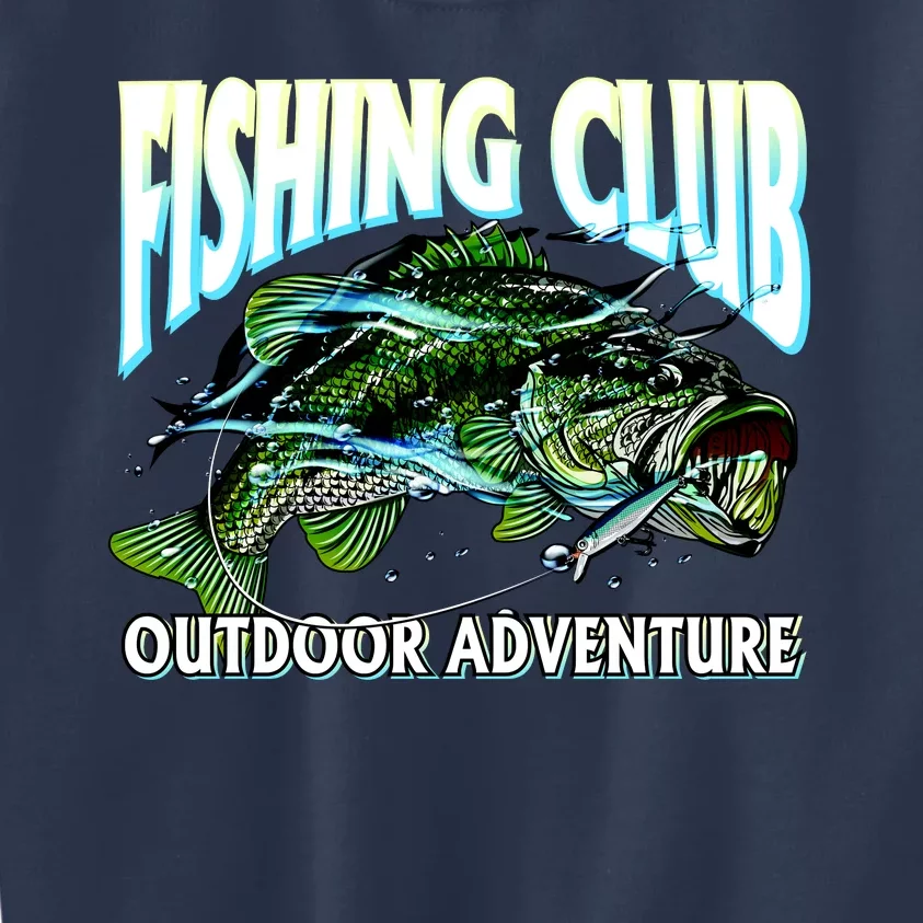 Fishing Club Outdoor Adventure Kids Sweatshirt