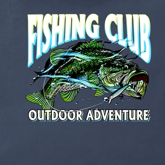 Fishing Club Outdoor Adventure Zip Tote Bag