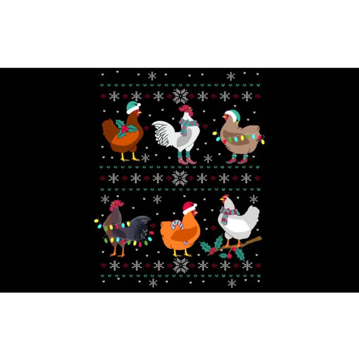 Funny Chicken Owner Birb Memes Farmer Ugly Christmas Chicken Bumper Sticker